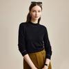 Zhaojun Women's Fine Wool Half-High Collar Sweater