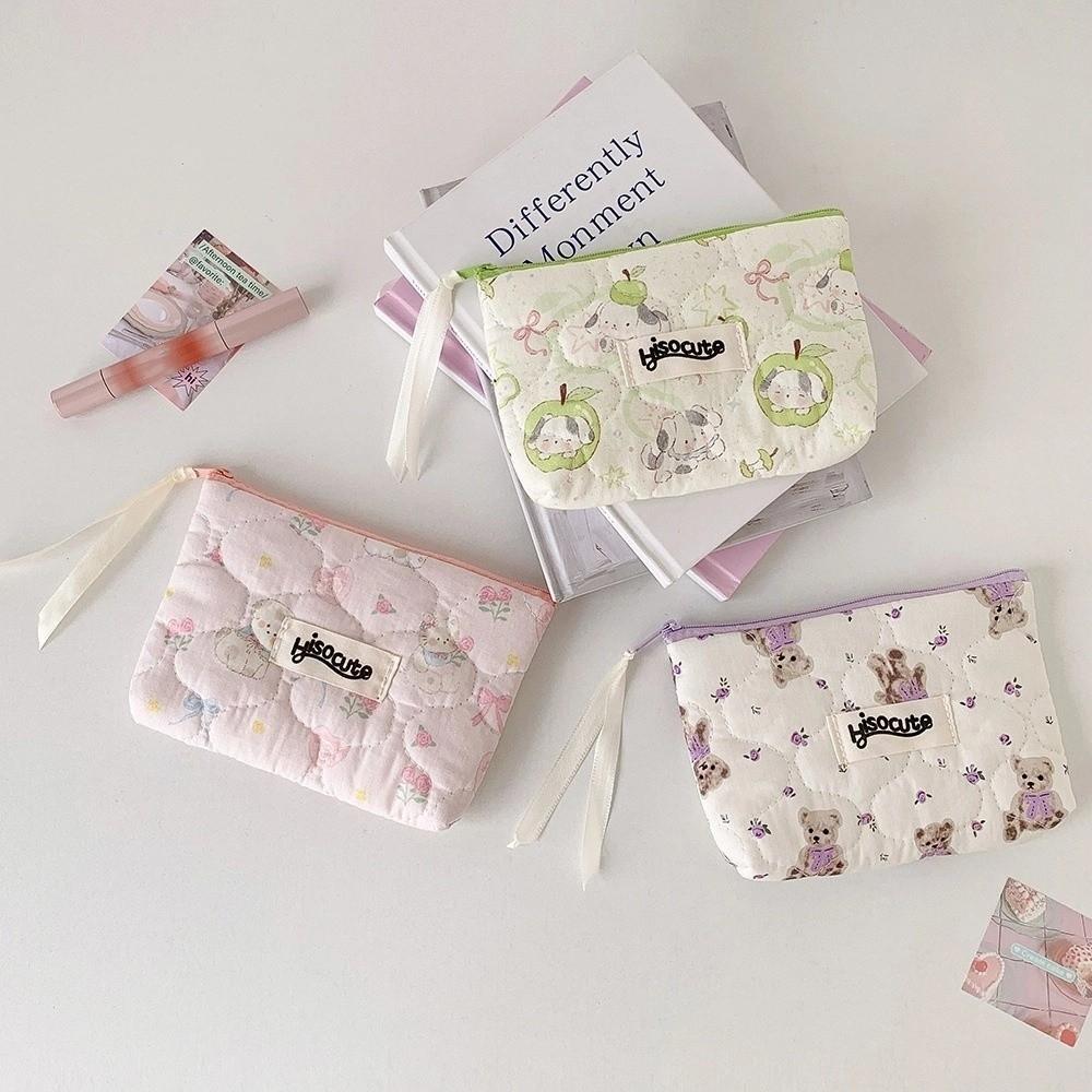 Desktop Storage Korean Style Pencil Case Bowknot Bow Pencil Pouch Stationery Holder