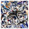 50 Swallow Graffiti Stickers Personalized Cartoon Bird Creative Decorative Mobile Phone Case Water Cup Suitcase Stickers