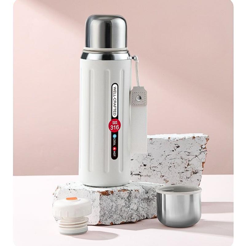 Stainless Steel Thermos Bottle Keep Cold and Hot Bottle Vacuum Insulated Flasks Double Wall Travel Insulated Cup