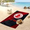 Telo Mare Personalizzato Stampato Nottingham Forest FC Logo Calcio Supporto Nome Personalizzato Testo Asciugamano Assorbente Per Sport Viaggio Regalo Speciale