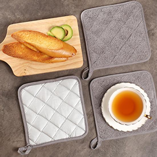 More Thicken Multi-use Dinner Plate Mat Cotton Practical Heat-resistant Tableware Mat for Home
