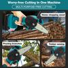 4 Inches Mini Electric Chainsaw 2pcs Battery Power Display Rechargeable Garden Woodworking Power Tool For 18V Battery 2400W