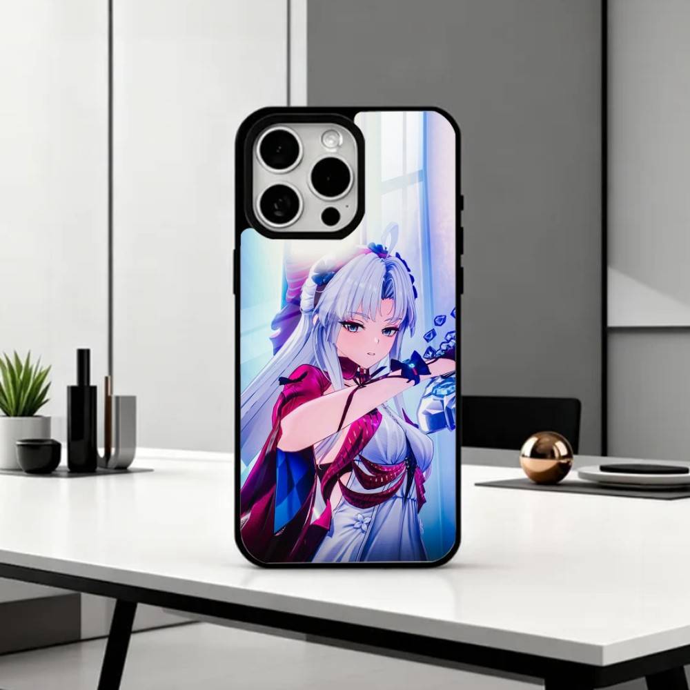 W-Wuthering Waves C-Carlotta    Phone Case For iPhone17,16,15,14,13,12,11 Plus,Pro Max Magnetic For Magsafe Wireless Charging