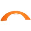 Household Non Stick Adjustable Splatter Guard Oil Barrier Baffle Kit Kitchen Supplies Orange