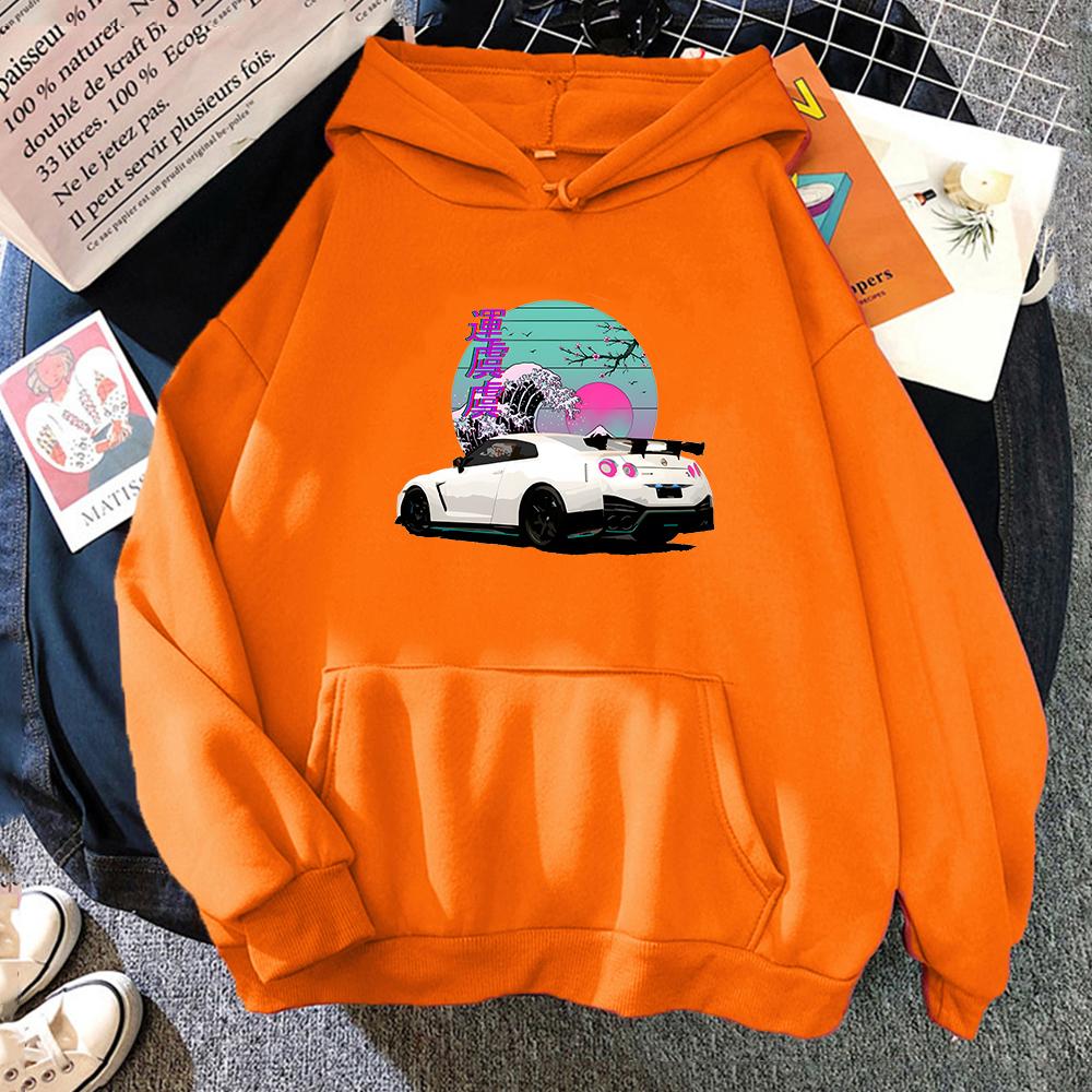 Initial D Hoodies Legend Car Print Sweatshirt  Unisex Wo Unisex Hoodie Streetwear Hip Hop Tops Anime Japanese Long Sleeve Hooded Clothes
