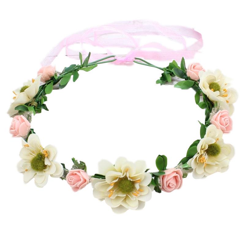 Boho Blumen-Haarband für Bräute & Kinder - Reise- & Auftritts-Accessoire