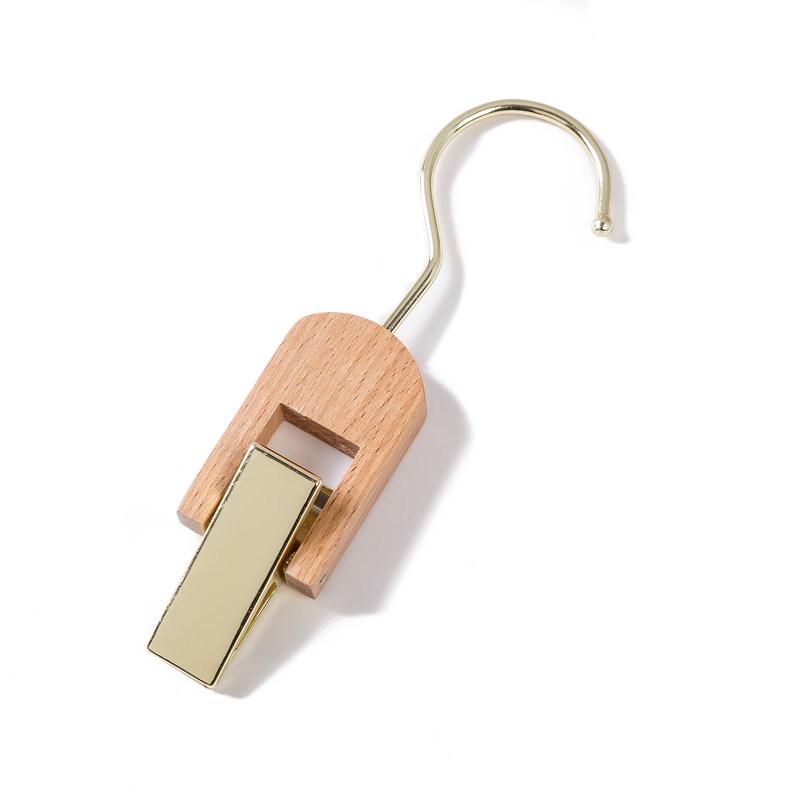 Multi-Purpose S Hook with Clip for Clothes, Coats, Hats, and Shoes