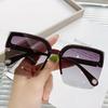 Frameless Trendy Sunglasses for European American Street Photography Instagram Style UV Resistant Box