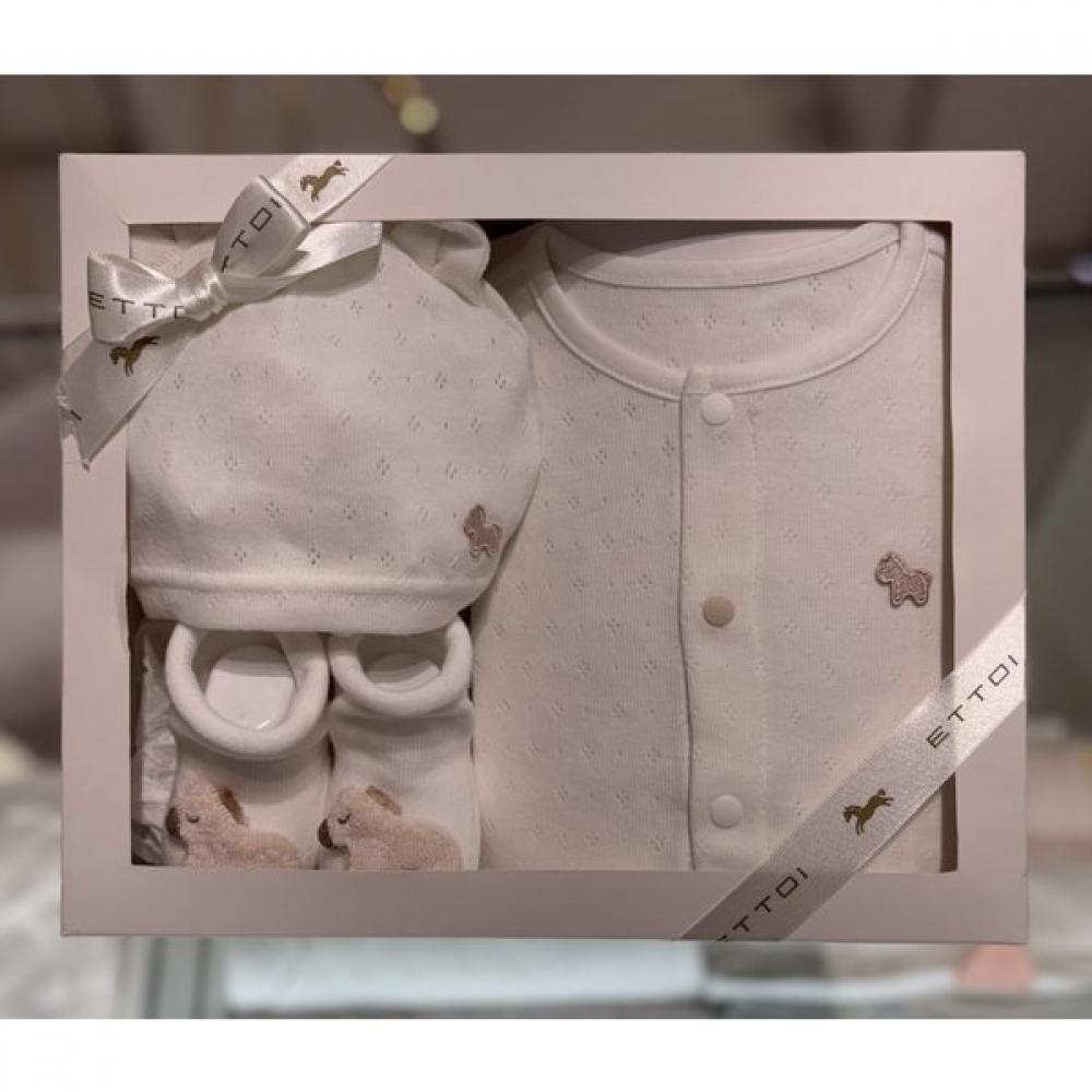 

Ettoi Year Of The Horse Baby Gift Beanie X Momo Bodysuit X Sock Set 07s117905 Ivory/75(6M)
