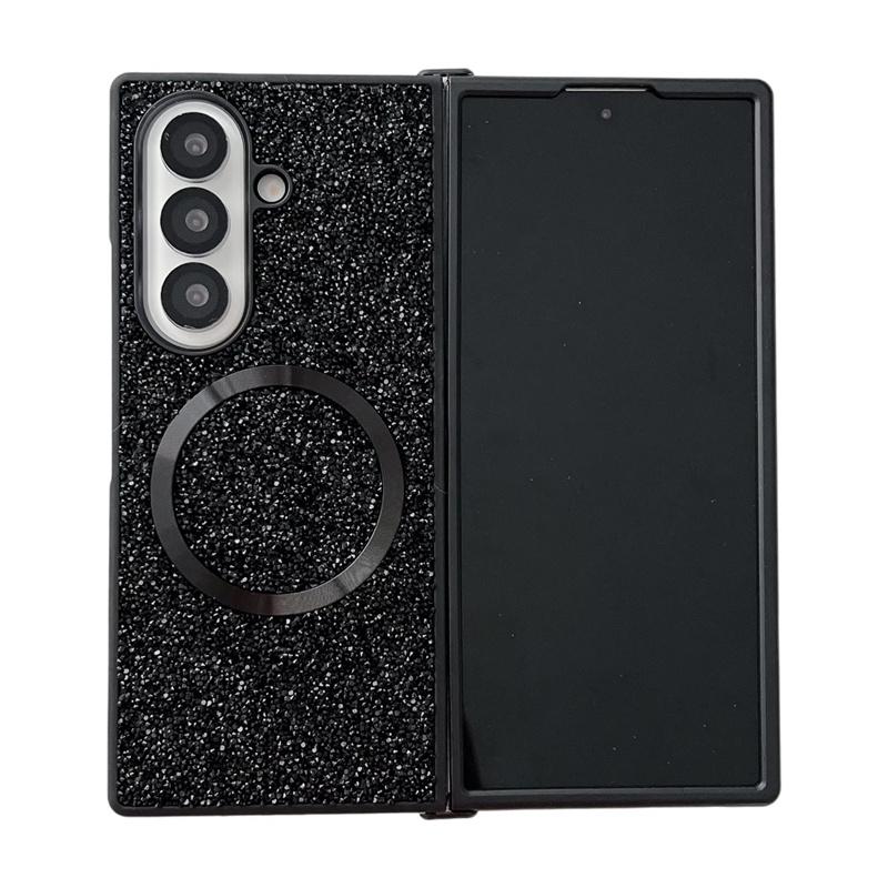 Luxuriöse Magnetische Strass Diamant Handyhülle Für Samsung Galaxy Z Fold 7 6 5 4 3 5G Magsafe Die Glänzende Diamant Stoßfeste Abdeckung