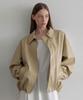 Lenav Esy Kara Leather Jacket (Beige)
