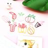 10 Pieces Cartoon Vegetabl Creative Carrot Metal Office School Supplies Cute Paper Clips Gift