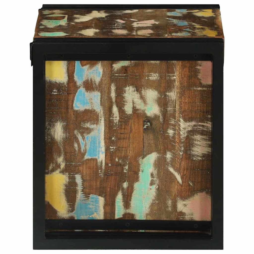 Wine Rack 35 x 35 x 39 cm Solid Upcycled Wood