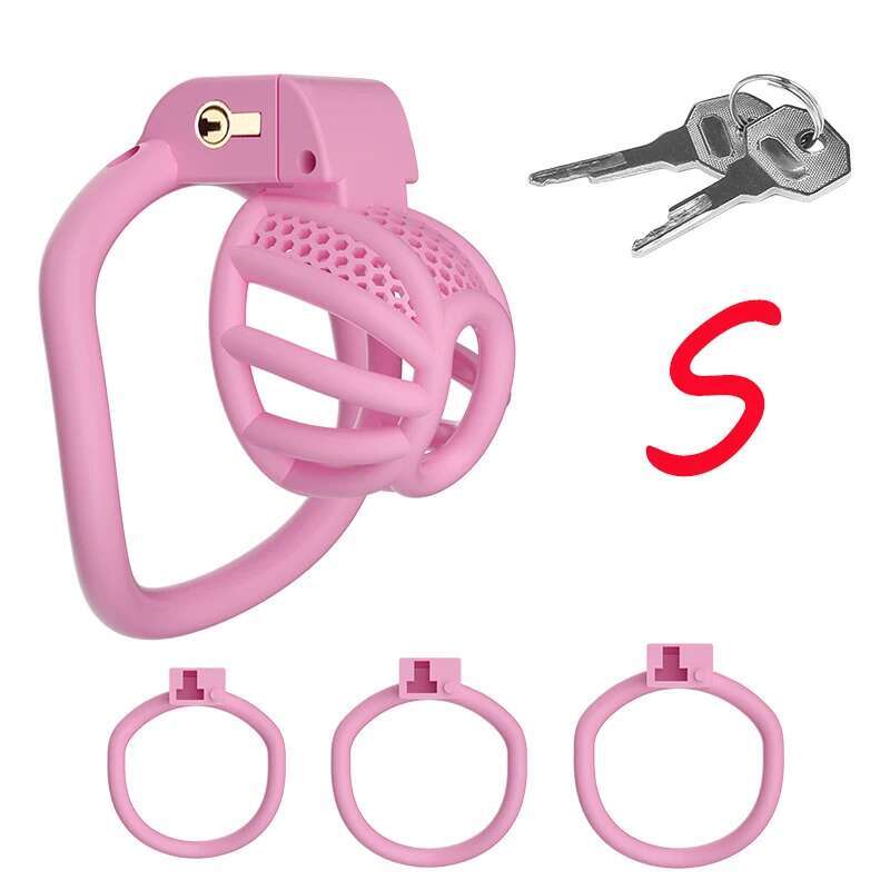 Chastity Cage 3 Rings Penis Ring Cock Cage Fetish Sissy BDSM Sex Toys for Men Adult Fetish Gear Male Urethral Chastity Device