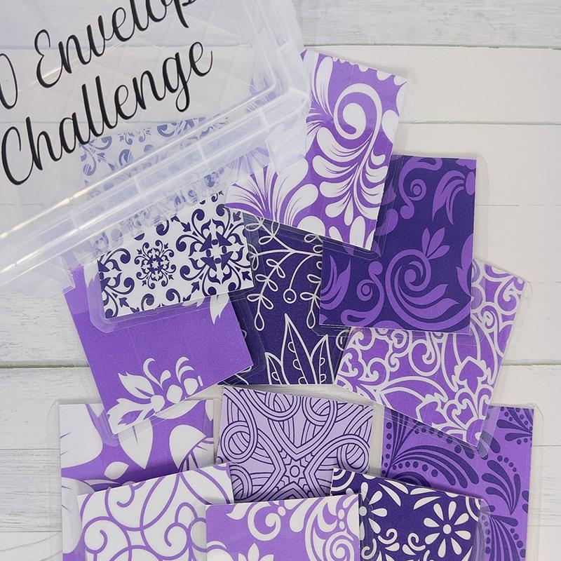 100 Envelope Challenge Box Set Easy And Fun Way To Save $10,000 Money Envelopes Money Saving Challenge Savings Challenges Budget