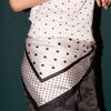 The GREEN Lab Classic Dot Scarf (DOT WHITE)
