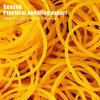 40mm High Elastic Rubber Bands Yellow O Rings Fastener Strong Office School Household Supplies DIY Craft Hair Tie Stretchable