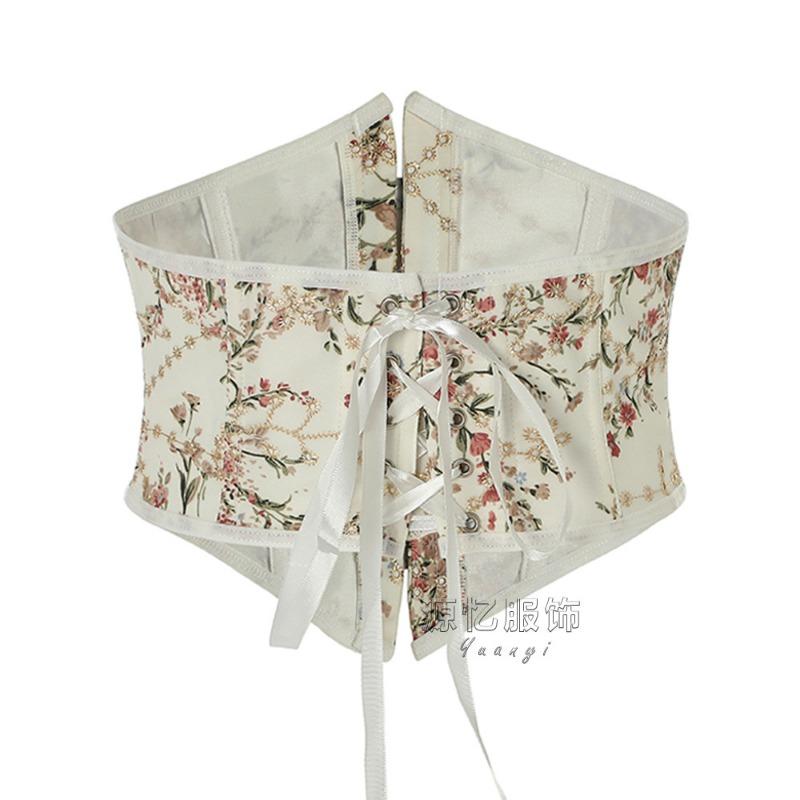 Abdominal Belt Waistband Outer Wear Fishbone Girdle Waistband Chest Support Palace Corset