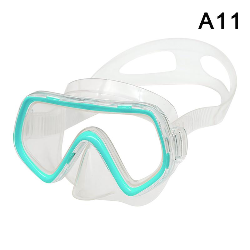 Dykmask Vattentäta Simglasögon Panoramiska HD För Vuxna Ungdomar Silikonkjol Anti-Dimm Med Nästäcke Simutrustning