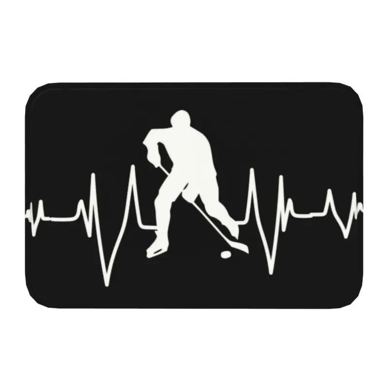 Hockey Door Floor Kitchen Bathroom Mats Anti-Slip Indoor Field Hockey Sticks Doormat Living Room Entrance Rug Carpet Footpad