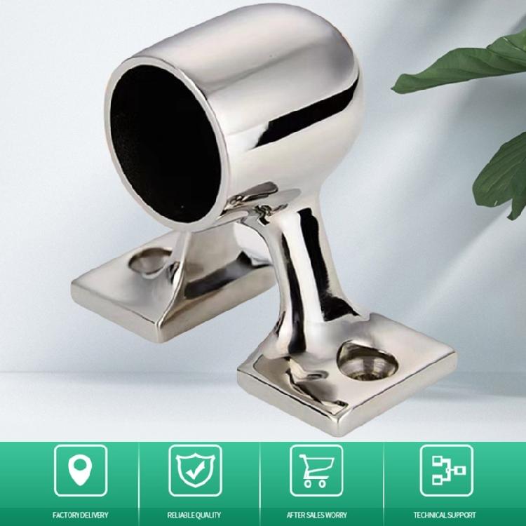 Upgraded Leg Rest Stainless Steel Rail Bracket with 25mm Inner Diameter for Boat