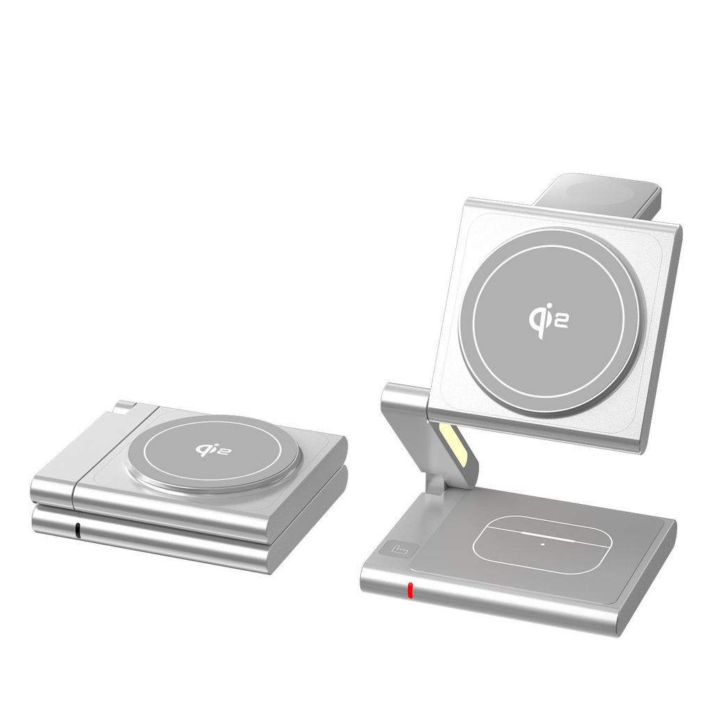 Magnetic 3-in-1 Wireless Charger for Apple Phones - Qi2 Fast Charging Bestseller