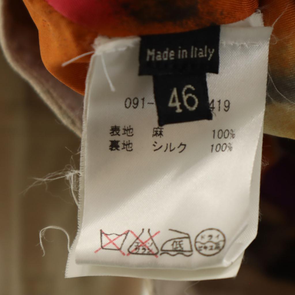 Etro Chaqueta 46 beige para mujer usada Hecha en Italia