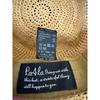 Used CA4LA Kashira raffia hat with cotton ribbon silk
