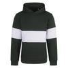 Front Row Unisex Adult Panelled Heavyweight Hoodie