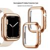 Apple S10 Akıllı Saat Kılıfı: Apple Watch 8/7 ile Uyumlu, Kaplamalı Çerçeve, Yarı Kapalı Koruyucu Kılıf
