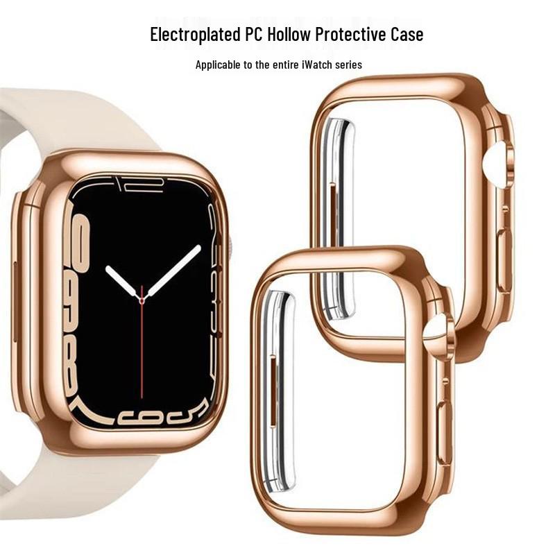 Apple S10 Akıllı Saat Kılıfı: Apple Watch 8/7 ile Uyumlu, Kaplamalı Çerçeve, Yarı Kapalı Koruyucu Kılıf
