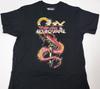 T-shirt Vintage Serpent Dague Ozzy Osbourne Licence Mondiale Heavy Metal pour Homme