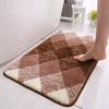 Gradual change flocking home floor mat carpet toilet bathroom non-slip mat entry porch absorbent foot pad non-slip absorbent