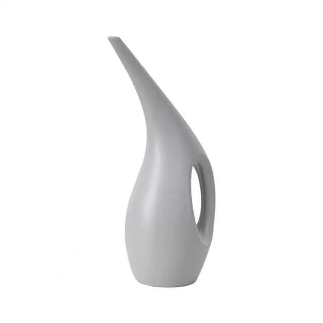 

1.5L Long Mouth Flower Watering Can Flower Can Anti-deformed Shatterproof Smooth Surface Decorative Creative Plant Bottle світло-сірого кольору