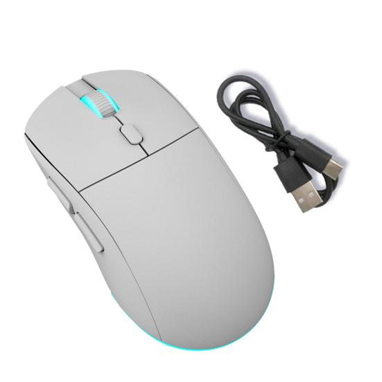 Illuminated Glowing Mouse 7 Color RGB Backlight Silent Button 3200DPI Rechargeable Wireless Gaming Mouse