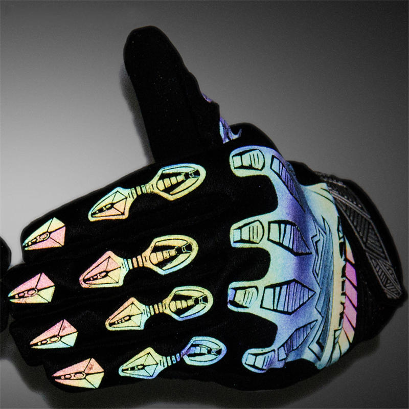 Cycling Gloves Touchscreen Reflective Full Finger for Road Mountain Bike Running Motorcycle Sports Breathable Anti-Slip Durable