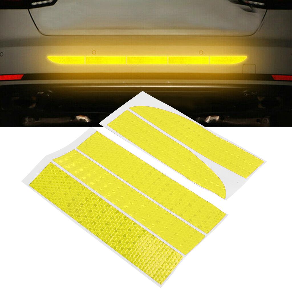 5PCS Strong Reflective Stripe Sticker High   Night Visibility   Waterproof