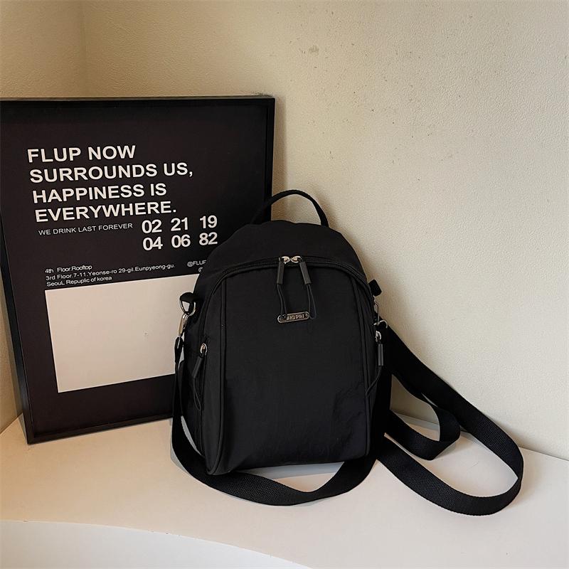 

Студенческий школьный рюкзак, сумка для репетиторства, рюкзак большой вместимости, водонепроницаемый, для путешествий на открытом воздухе, рюкзак-тоут, подарок чёрный