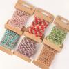 1Cm Color Woven Semicircular Hemp Rope, Hollow Hemp Thread Lace Webbing Diy Handmade Accessories