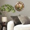 30x30cm Round Glass Wall Clock An Indispensable Item for a Well-Dressed Room