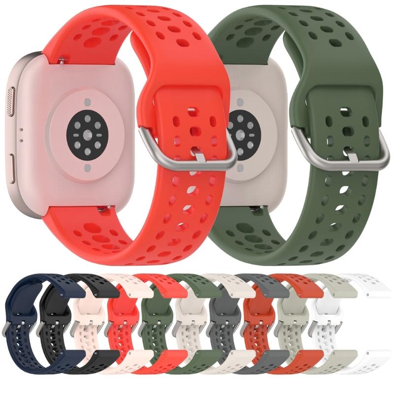 Comfortable Silicone Accessory Band Not Scratch Breathable Watch Straps Silicone Watchband Ergonomic for Watch Bip6