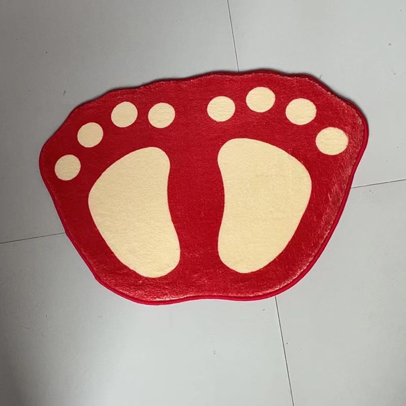 Cute Paw Non-slip Bathroom Entrance Mat - Water Absorbent and Non-slip Foot Rug