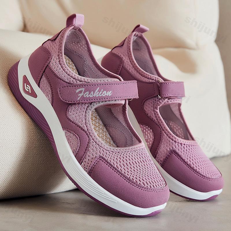 Fashion Women's Sneaker New Summer Lightweight Breathable Non-slip Soft Bottom Walking Running Tennis Women Casual Sneaker Zapatos Mujer