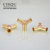 Copper Y-Junction Hose Connector for Soft, Rubber, and Leather Hoses (Sizes: 4mm-19mm)