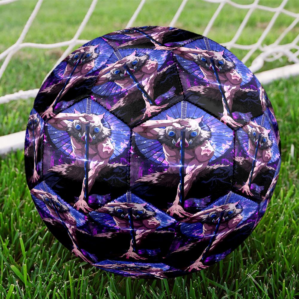 Demon Slayer Theme Size 5 Soccer Ball, Suitable for Both Indoor and Outdoor Matches, a Gift Suitable for Everyone.