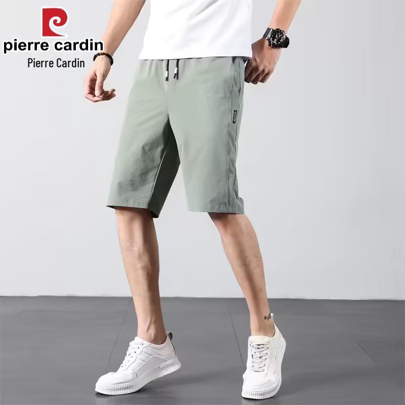 Pierre Cardin Men s Ice Silk Casual Shorts 28 яблочный зеленый