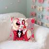 Classic H-Hazbin Hotels Cartoon Colorful Case Plush Fabric Soft Pillowcase Double Sided Print Cushion Cover Household Gifts