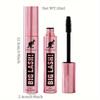 Luxe Lash 4D Mascara, Waterdichte Zwarte Mascara, Volumegevend & Verlengend, Perfect voor Dramatische Looks & Gevoelige Ogen