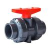 AFW UPVC Double Union Ball Valve